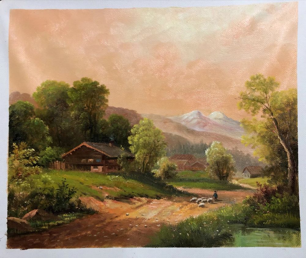 Tranquil Countryside at Dusk