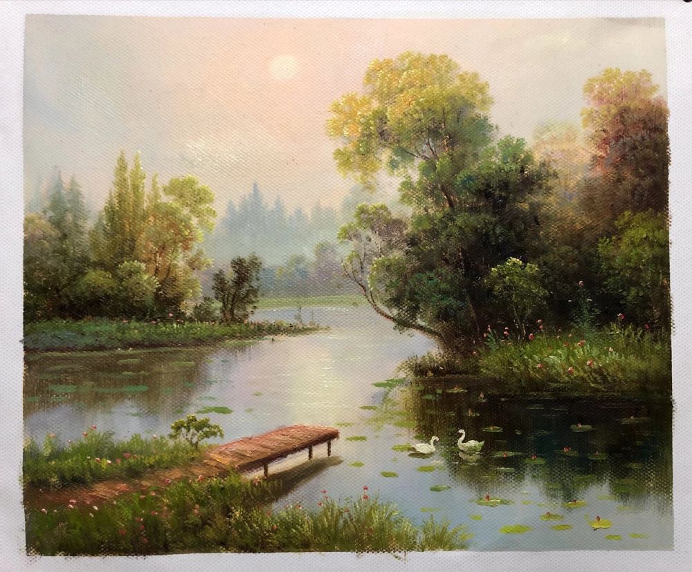 Tranquil Swan Lake