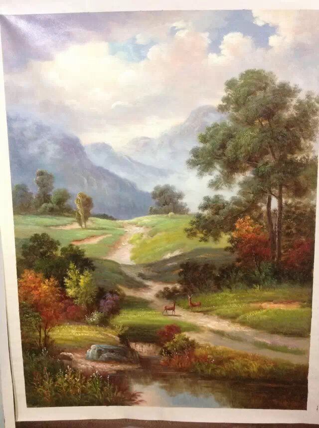 Deer Path in the Mountain Meadow