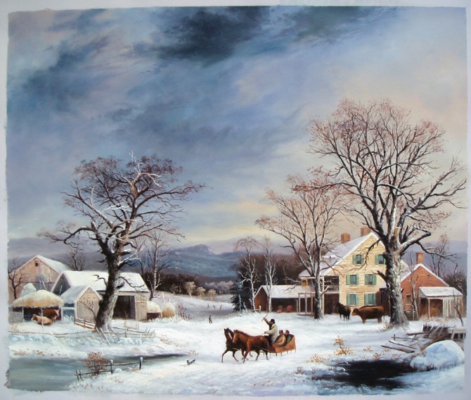 Winter Village Serenity