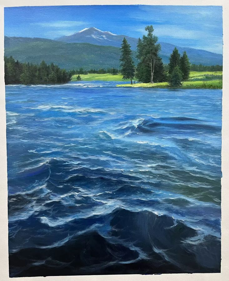 Blue Symphony of Nature