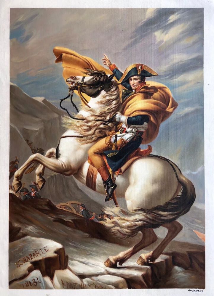 Realistic Napoleon Portrait Oil Painting - A Timeless Masterpiece