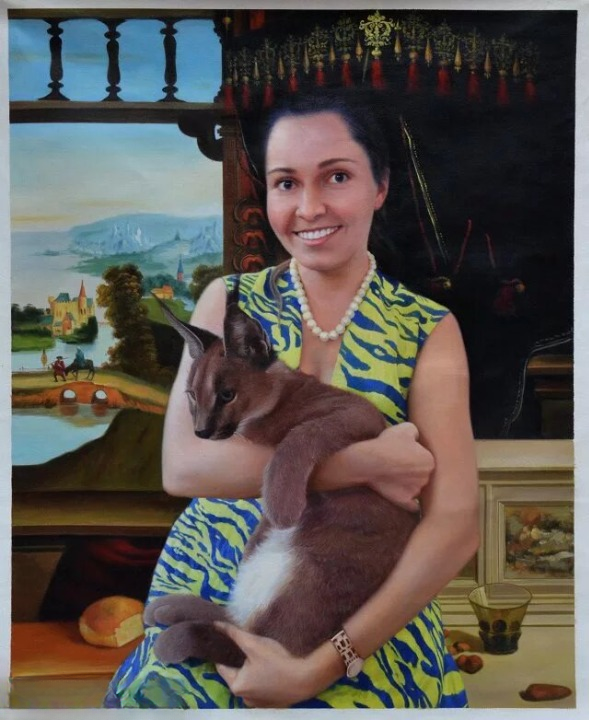 Personal Portrait with Pets