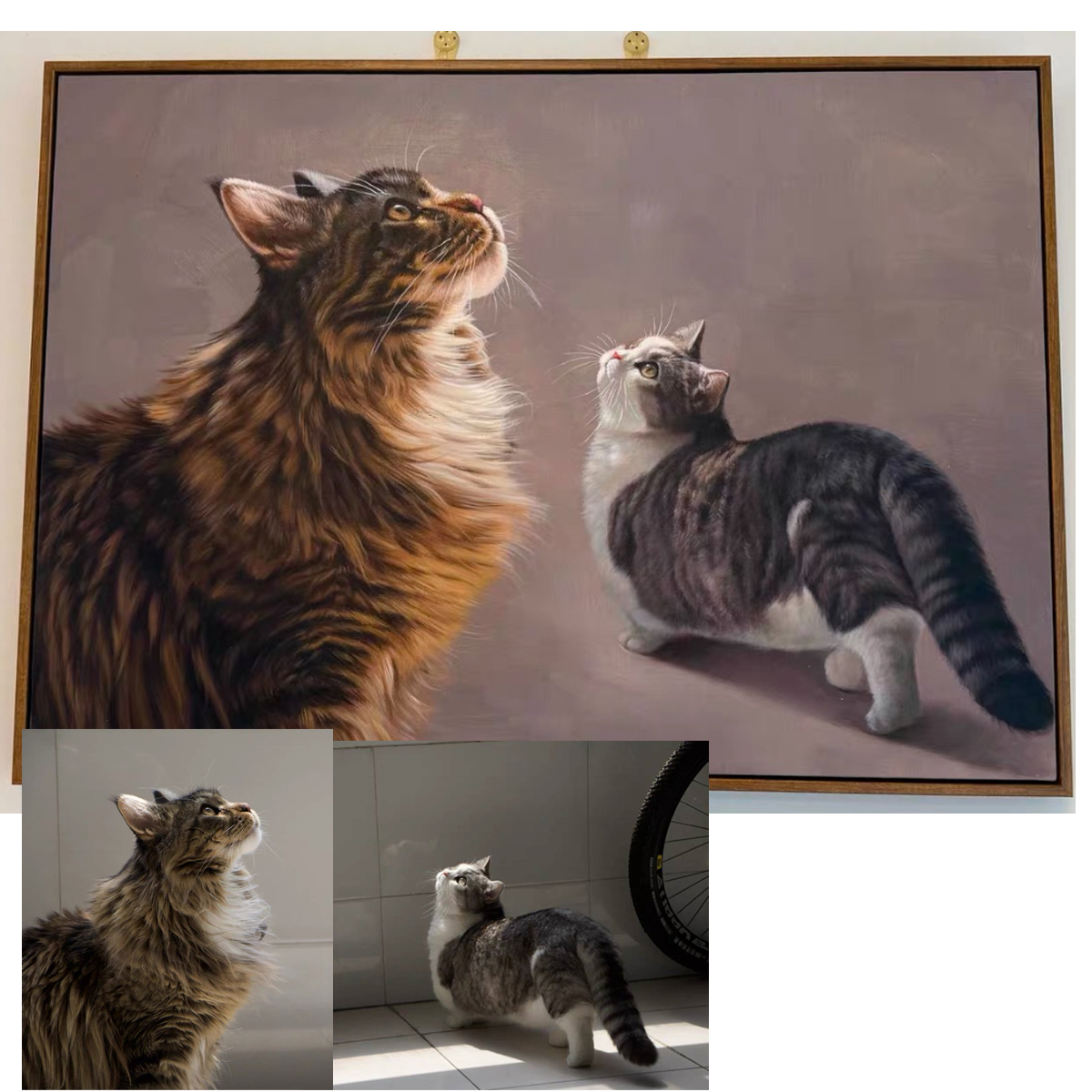 Pet Portrait oil Painting from Photo
